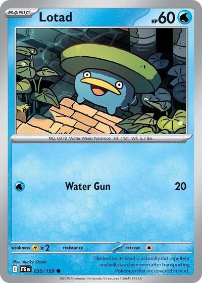 Lotad (SV09: Journey Together) Near Mint - Nick Nack's Full Frontal Attack