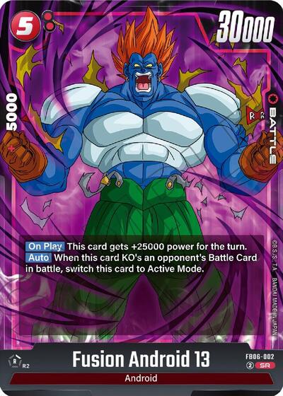 Fusion Android 13 (Rivals Clash) Near Mint Holofoil