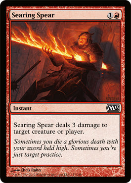 Searing Spear (Magic 2013 Core Set) Light Play