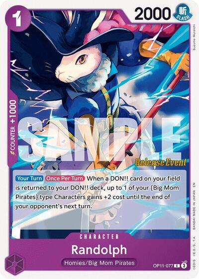 Randolph (A Fist of Divine Speed Release Event Cards) Near Mint - Nick Nack's Full Frontal Attack