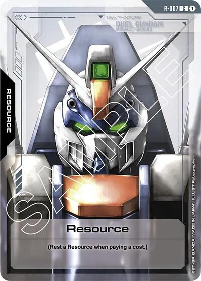 Resource (R-007) (Newtype Rising) Near Mint