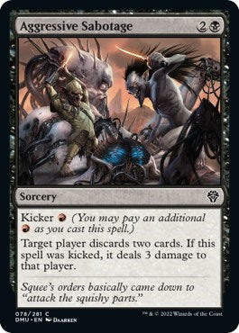 Aggressive Sabotage (Dominaria United) Near Mint