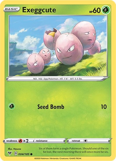 Exeggcute (SWSH04: Vivid Voltage) Near Mint