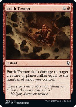 Earth Tremor (Commander Legends: Battle for Baldur's Gate) Near Mint - Nick Nack's Full Frontal Attack