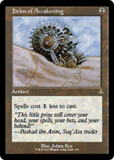 Helm of Awakening (Retro Frame) (Dominaria Remastered) Near Mint Foil - Nick Nack's Full Frontal Attack