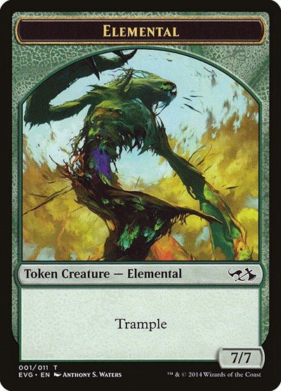 Elemental Token (Duel Decks: Anthology) Near Mint - Nick Nack's Full Frontal Attack