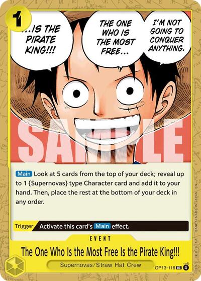 The One Who Is the Most Free Is the Pirate King!!! (Carrying On His Will) Near Mint - Nick Nack's Full Frontal Attack