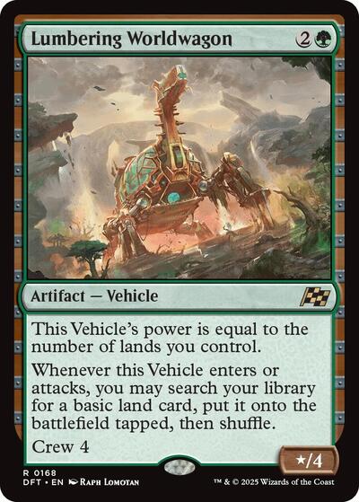 Lumbering Worldwagon (Aetherdrift) Near Mint - Nick Nack's Full Frontal Attack