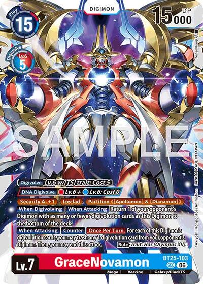 GraceNovamon (Dual Revolution Booster) Near Mint Foil