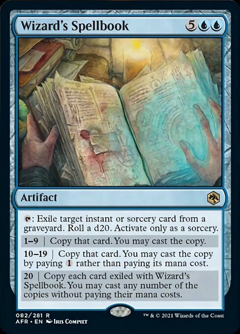 Wizard's Spellbook (Adventures in the Forgotten Realms) Near Mint - Nick Nack's Full Frontal Attack