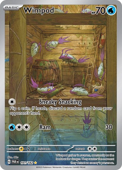 Wimpod - 191 (Scarlet and Violet: Paradox Rift) Near Mint Holofoil