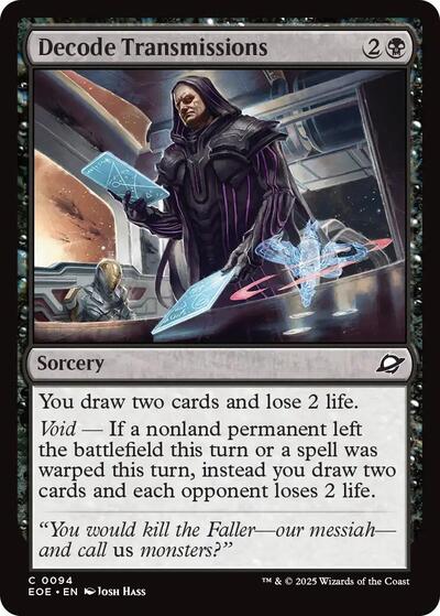 Decode Transmissions (Edge of Eternities) Near Mint - Nick Nack's Full Frontal Attack