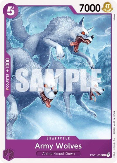 Army Wolves (Extra Booster: Memorial Collection) Near Mint - Nick Nack's Full Frontal Attack