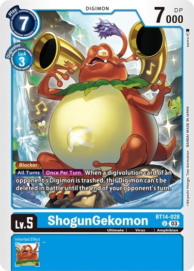 ShogunGekomon (Blast Ace) Near Mint - Nick Nack's Full Frontal Attack