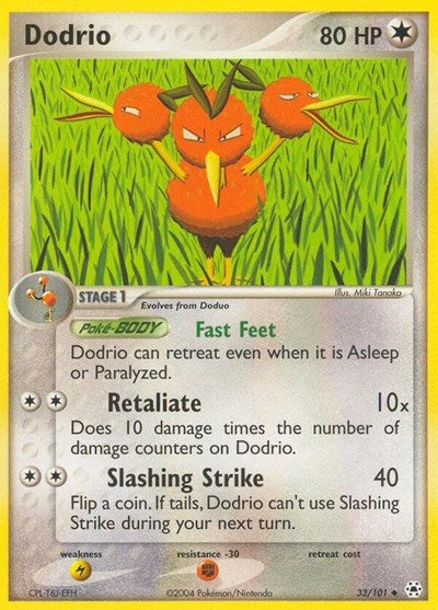 Dodrio (Hidden Legends) Light Play