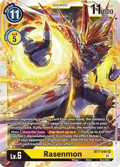 Rasenmon (The Next Adventure) Near Mint Foil - Nick Nack's Full Frontal Attack