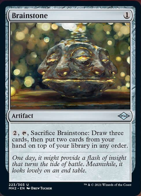Brainstone (Modern Horizons 2) Light Play Foil - Nick Nack's Full Frontal Attack