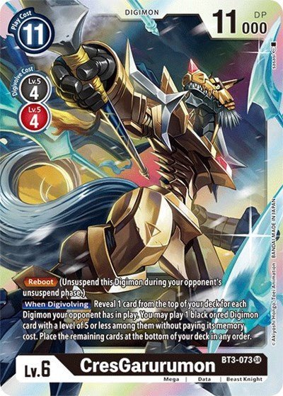 CresGarurumon (Release Special Booster) Near Mint Foil - Nick Nack's Full Frontal Attack