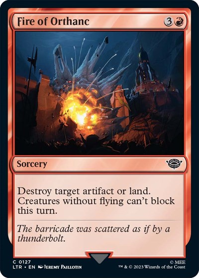 Fire of Orthanc (Universes Beyond: The Lord of the Rings: Tales of Middle-earth) Near Mint - Nick Nack's Full Frontal Attack