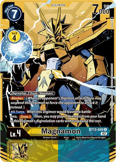 Magnamon (Alternate Art) (Versus Royal Knights) Near Mint Foil