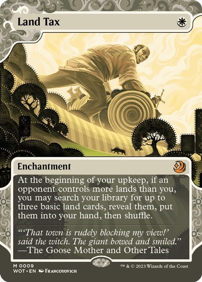 Land Tax (Wilds of Eldraine: Enchanting Tales) Near Mint - Nick Nack's Full Frontal Attack