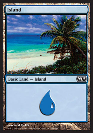Island (236) (Magic 2011 Core Set) Near Mint - Nick Nack's Full Frontal Attack
