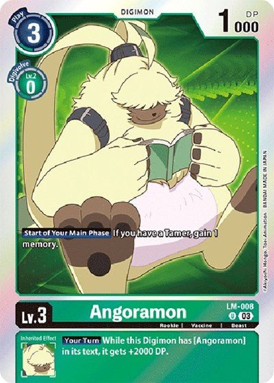 Angoramon (English Exclusive) (Exceed Apocalypse) Near Mint Foil - Nick Nack's Full Frontal Attack