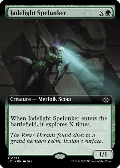 Jadelight Spelunker (Extended Art) (The Lost Caverns of Ixalan) Near Mint - Nick Nack's Full Frontal Attack
