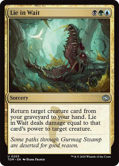 Lie in Wait (Tarkir: Dragonstorm) Near Mint - Nick Nack's Full Frontal Attack