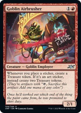 Goblin Airbrusher (Unfinity) Near Mint - Nick Nack's Full Frontal Attack