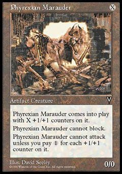 Phyrexian Marauder (Visions) Light Play - Nick Nack's Full Frontal Attack