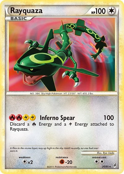 Rayquaza (Call of Legends) Light Play Reverse Holofoil