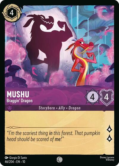 Mushu - Braggin' Dragon (Whispers in the Well) Near Mint - Nick Nack's Full Frontal Attack