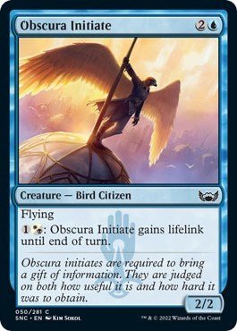 Obscura Initiate (Streets of New Capenna) Near Mint - Nick Nack's Full Frontal Attack