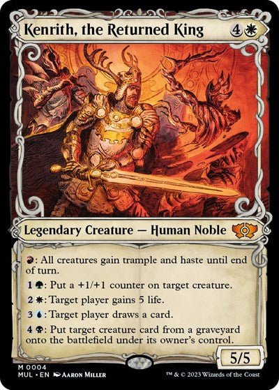 Kenrith, the Returned King (March of the Machine: Multiverse Legends) Near Mint Foil - Nick Nack's Full Frontal Attack