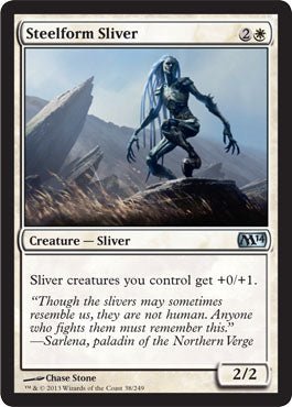 Steelform Sliver (Magic 2014 Core Set) Near Mint - Nick Nack's Full Frontal Attack