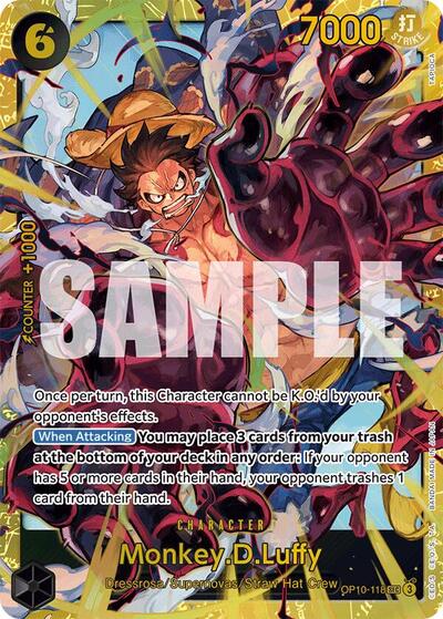 Monkey.D.Luffy (118) (Royal Blood) Near Mint Foil