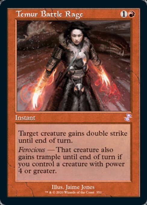 Temur Battle Rage (Time Spiral Remastered) Near Mint - Nick Nack's Full Frontal Attack