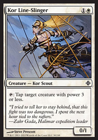 Kor Line-Slinger (Rise of the Eldrazi) Light Play