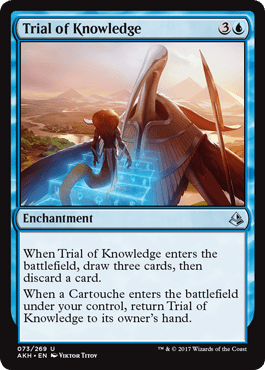 Trial of Knowledge (Amonkhet) Near Mint - Nick Nack's Full Frontal Attack