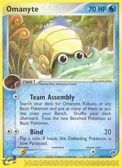 Omanyte (Sandstorm) Light Play
