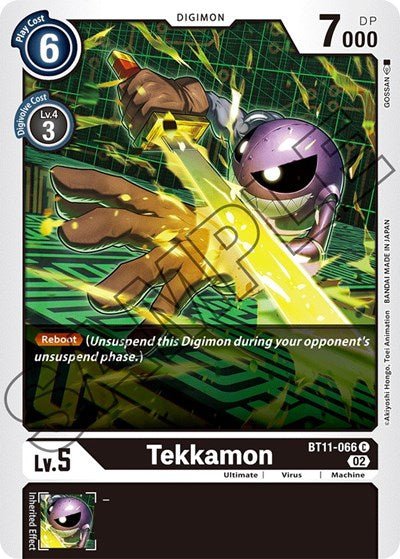 Tekkamon (Dimensional Phase) Near Mint - Nick Nack's Full Frontal Attack