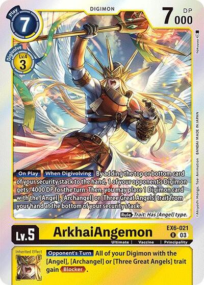 ArkhaiAngemon (Infernal Ascension) Near Mint - Nick Nack's Full Frontal Attack
