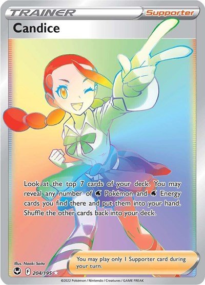 Candice (Secret) (SWSH12: Silver Tempest) Near Mint Holofoil - Nick Nack's Full Frontal Attack