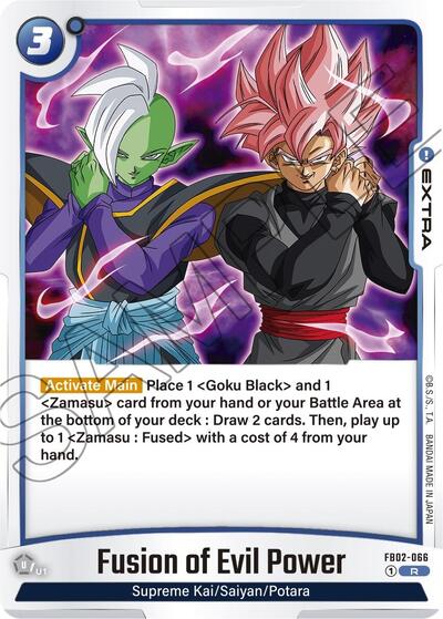 Fusion of Evil Power (Blazing Aura) Near Mint Holofoil