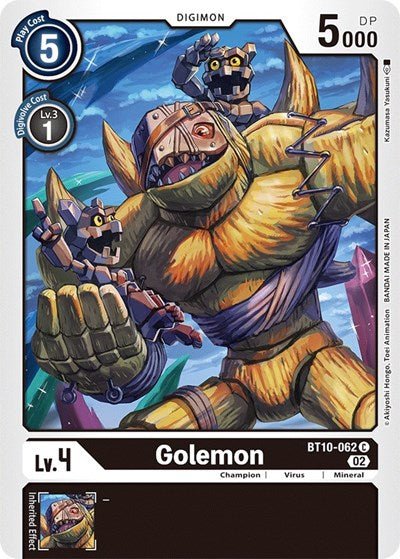 Golemon (Xros Encounter) Near Mint - Nick Nack's Full Frontal Attack