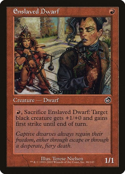 Enslaved Dwarf (Torment) Light Play Foil