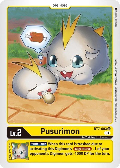 Pusurimon (The Next Adventure) Near Mint - Nick Nack's Full Frontal Attack