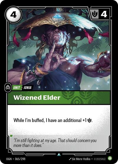 Wizened Elder (Origins) Near Mint - Nick Nack's Full Frontal Attack