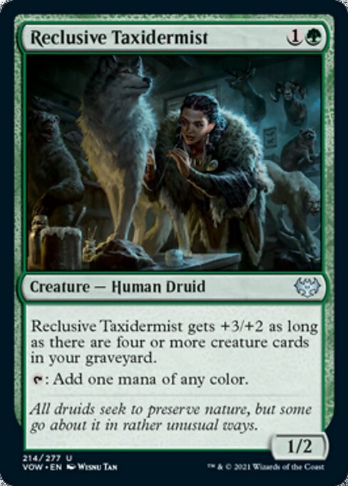 Reclusive Taxidermist (Innistrad: Crimson Vow) Near Mint - Nick Nack's Full Frontal Attack